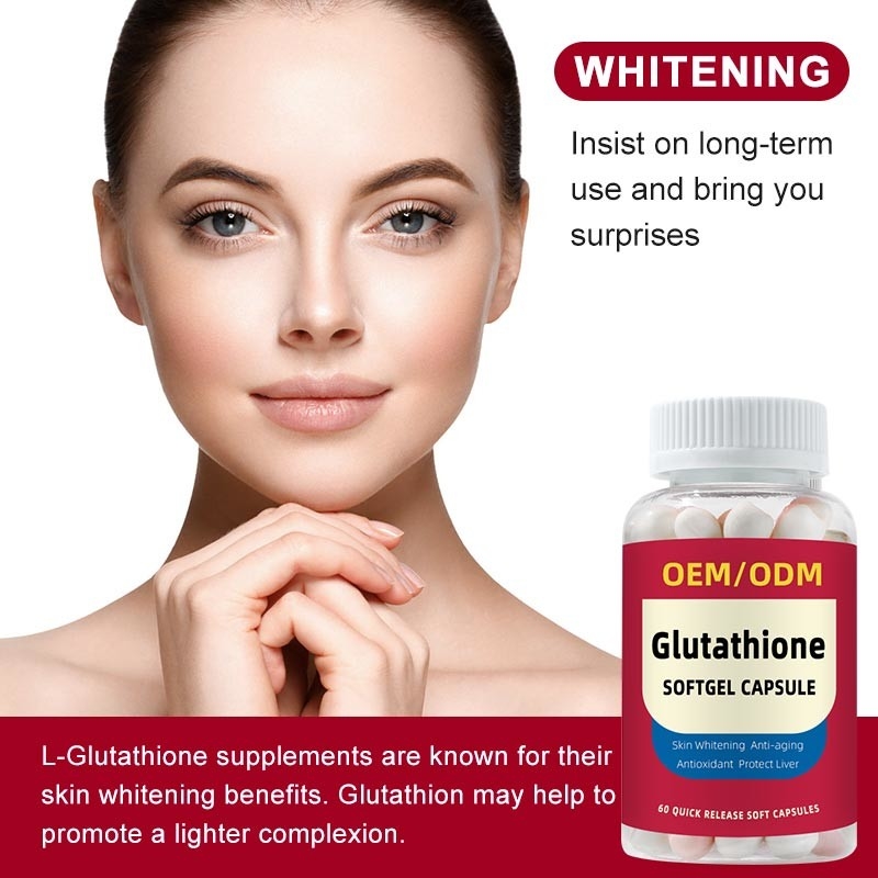 OEM العلامة التجارية الخاصة فيتامين C 1500mg أقراص L-Glutathione لبيض الجلد