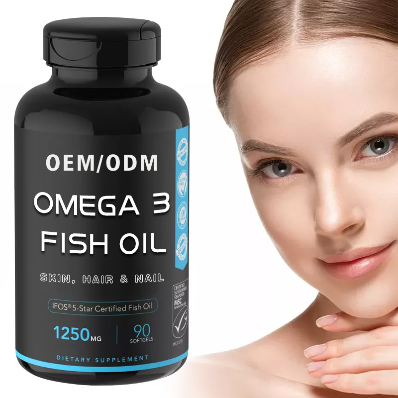 OEM MSDS أوميغا 3 زيت السمك القلب دعم المناعة للرجال والنساء