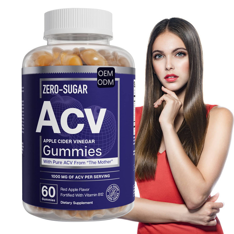 صمغ خل التفاح العضوي ODM يدعم فقدان الوزن بخل التفاح B12500mg