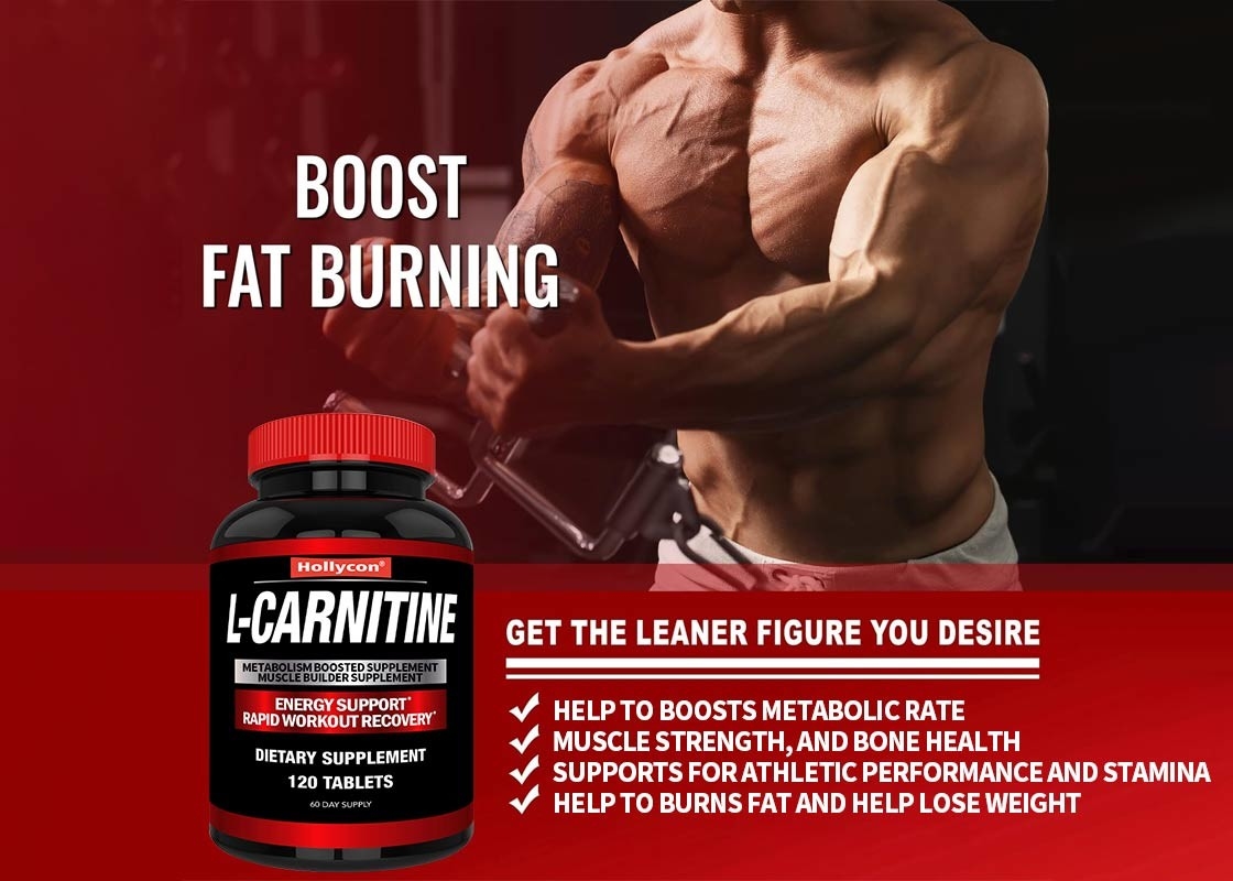 حبوب مكملات L-Carnitine من الدرجة الغذائية تساعد على زيادة معدل الأيض قوة العضلات