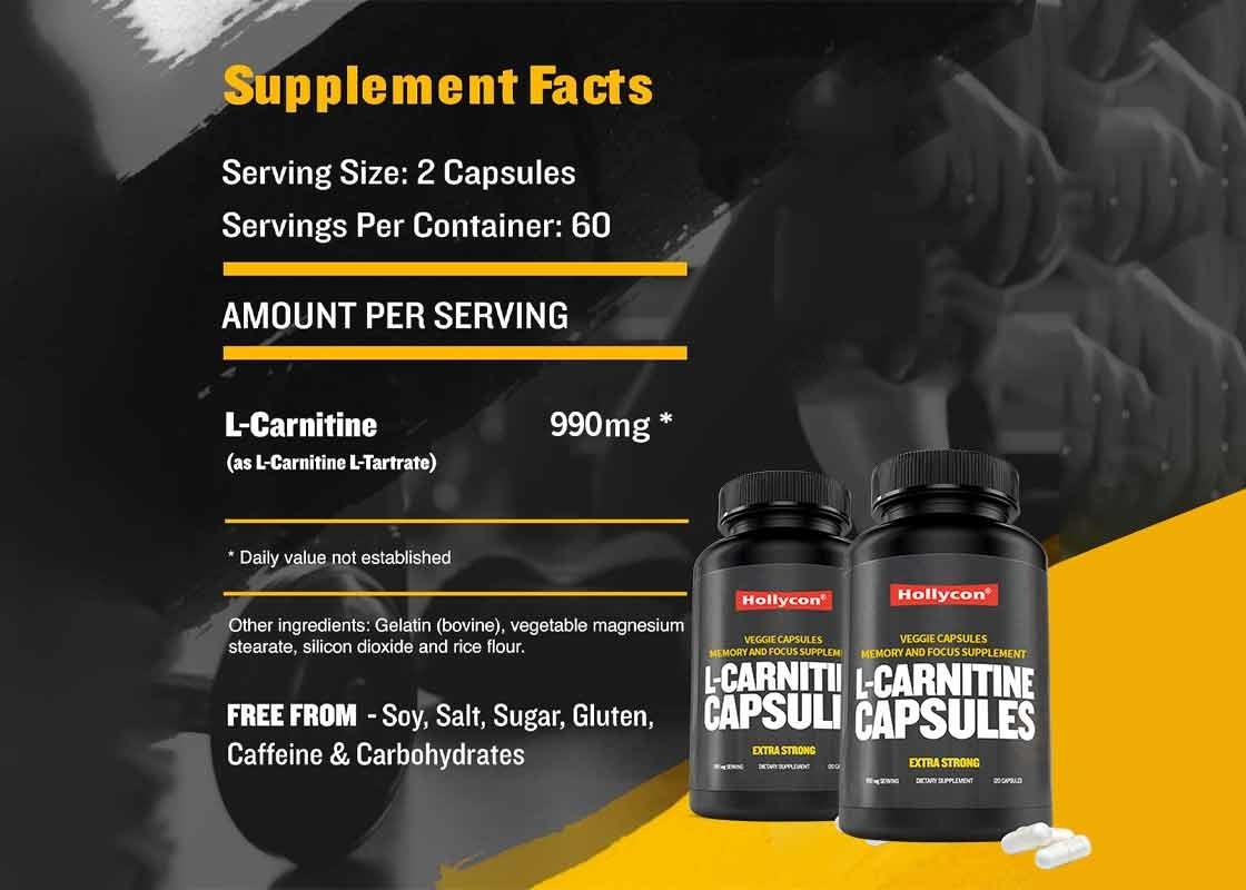 كبسولات GMPC L-Carnitine تساعد على رفع الوضوح العقلي والتركيز