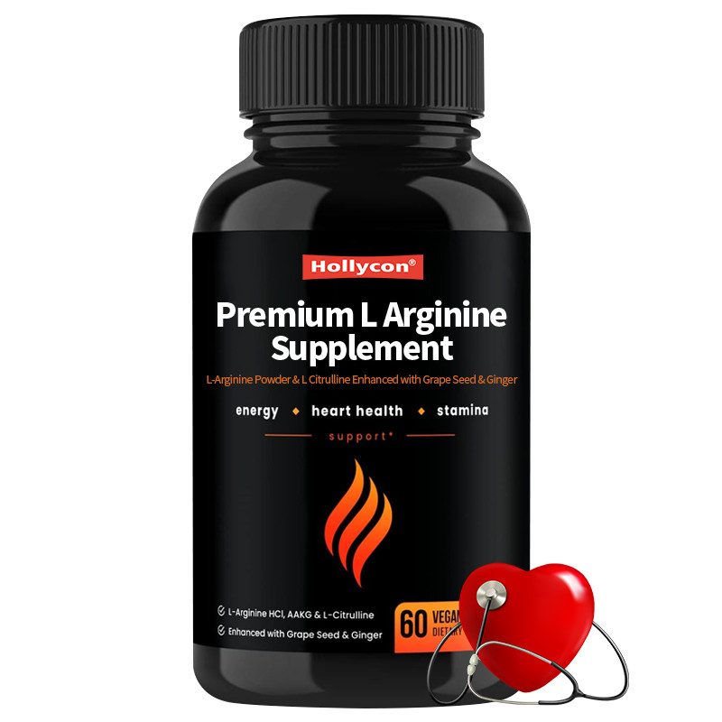 OEM مكملات الـ L Arginine الممتازة L-Arginine Powder & L Citrulline المحسنة بذور العنب والزنجبيل