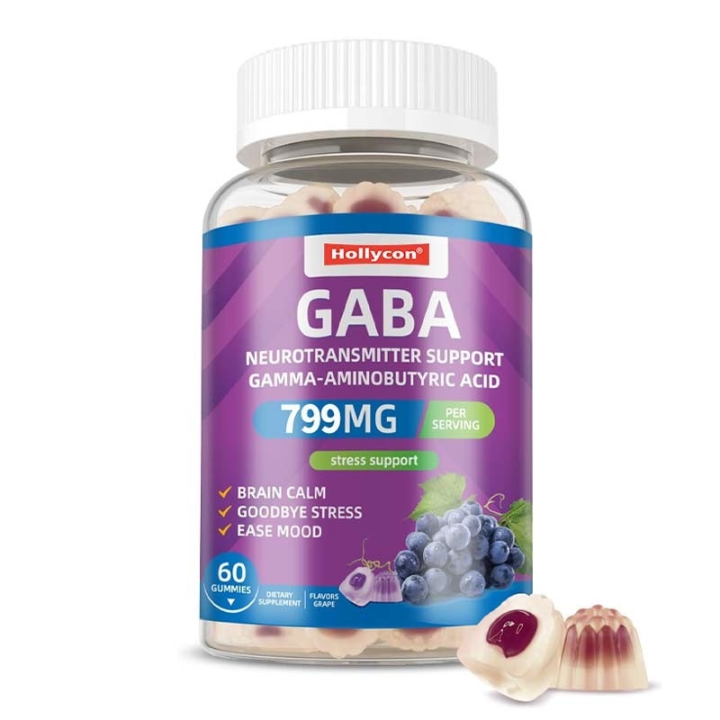 مصنع غابا مع L-Theanine 5-HTP فيتامينات D3 B12 تخفيف الإجهاد