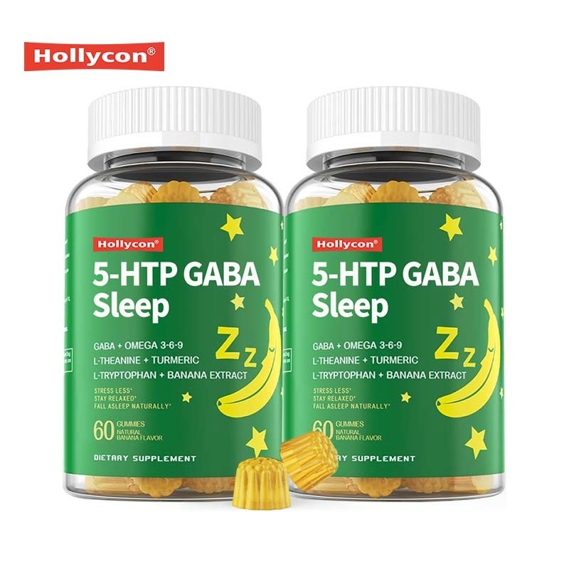 OEM 5 - HTP غابا غميات النوم الطبيعية النوم الدماغ والمفاصل الاسترخاء مكمل غابا