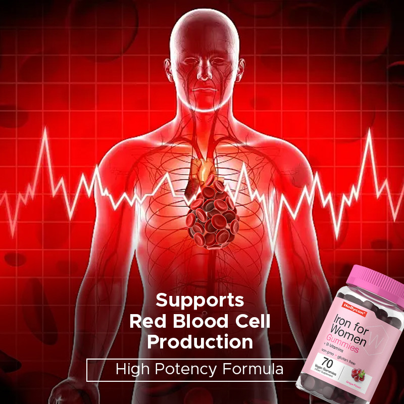 علكة حديد للنساء 18mg علكة حديد لإنتاج خلايا الدم الحمراء