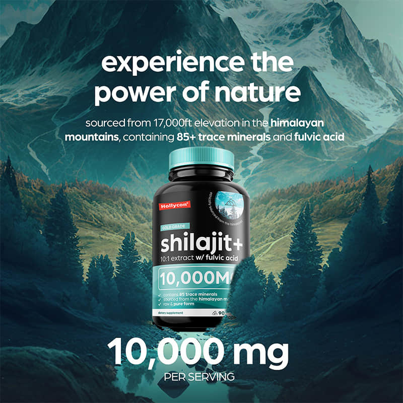 OEM pure himalayan shilajit 10000mg كبسولات الميكانيكية للشيلجيت لدعم المناعة