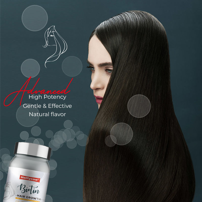 كبسولات نمو الشعر OEM الملصق الخاص مكمل لتقوية الأظافر يدعم الأظافر القوية العناية بالبشرة صحة الشعر بيوتين