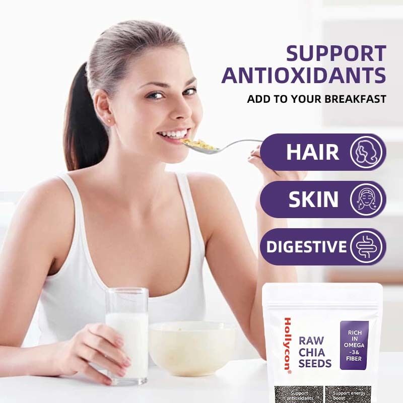 بذور الشيا OEM / ODM 500 جرام، عبوة من 1 | بذور للأكل | بذور للتحكم في الوزن | غنية بالكالسيوم والبروتين والألياف بدون سكر مضاف، تركيبة مخصصة
