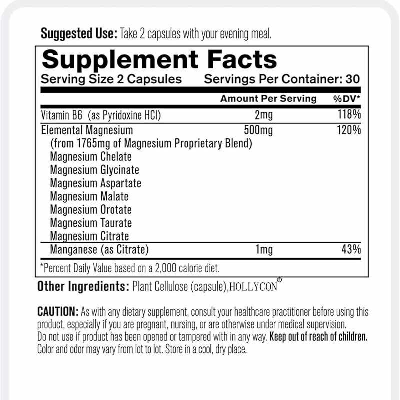 المكملات المكملة للمغنيسيوم غليسينات النوم العضلات صحة القلب المغنيسيوم المعقد سيترات المانغنيز المغنيسيوم غليسينات كبسولة