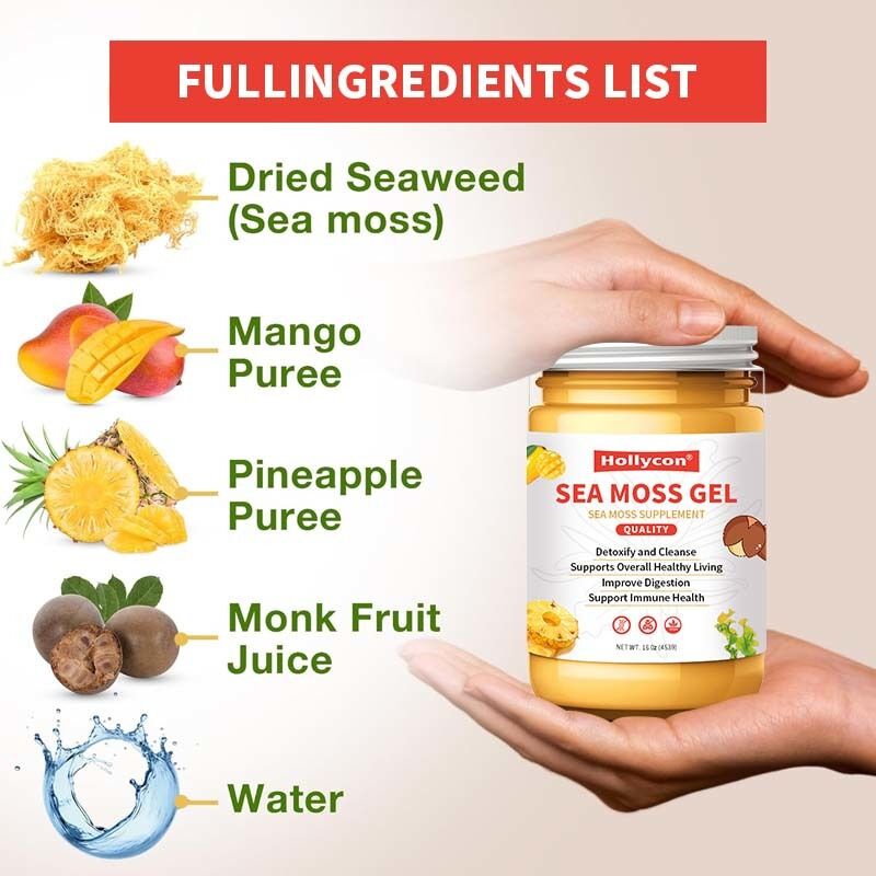 OEM المغذية الخام سموس تخلص من السموم وتنظيف غنية بالمعادن البروتينات الفيتامينات الصحة سموس البحر سموس البحر جيل