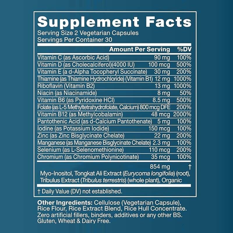 معزز خصوبة الذكور من الشركة المصنعة الأصلية (OEM) لتعزيز الخصوبة، عدد الحيوانات المنوية الأمثل، الحركة، القوة، أشواغاندا، مغنيسيوم وزنك، مكملات الخصوبة