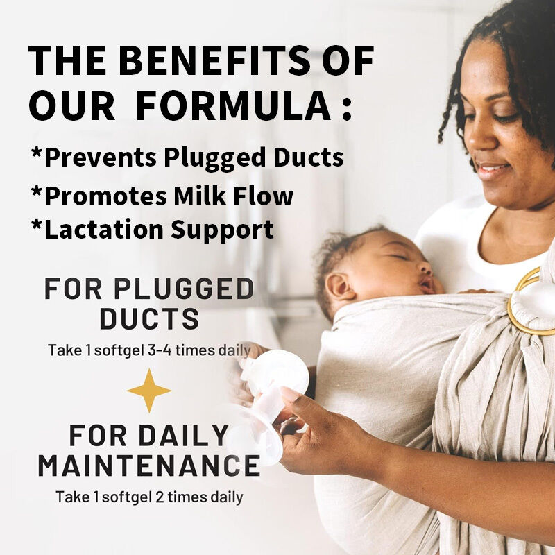 OEM ليتين عباد الشمس Softgels 1200mg دعم الرضاعة الحليب تدفق الحليب مسدود قنوات الحليب عباد الشمس مكمل ليتين