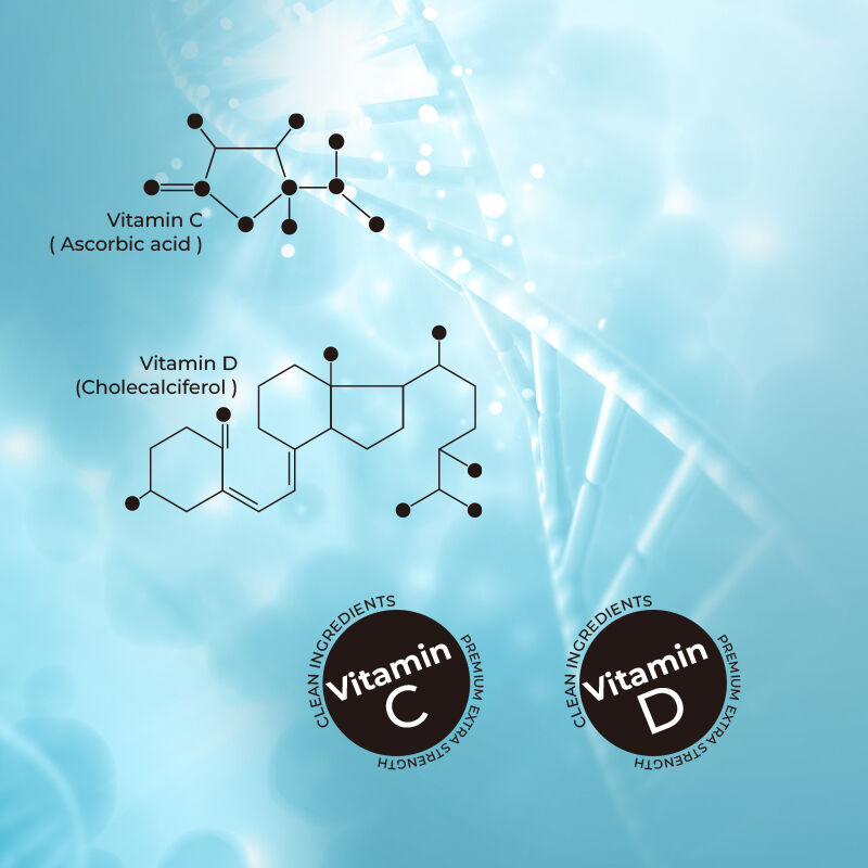 ODM OEM مخصصة الطحالب البحرية الحلوى العودية الحلوى فيتامين C D + الزنك الحلوى العودية الطحالب البحرية جذور البردوك النباتية العودية