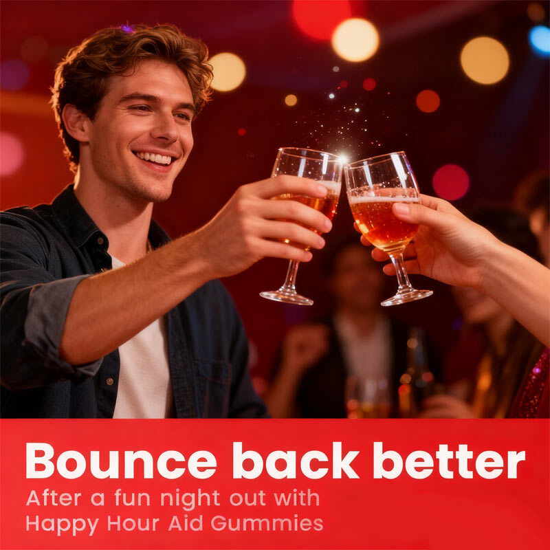 OEM ساعة سعيدة العلكة مكمل قبل لعبة الحفلة الترطيب الكهربائيات الكحول DHM الحليب الشوكي بعد شرب العلكة