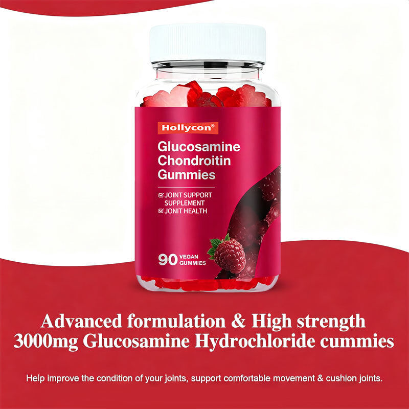 OEM مكمل دعم المفاصل القوية الإضافية مع MSM و Flexibility Elderberry Glucosamine Chondroitin Gummies
