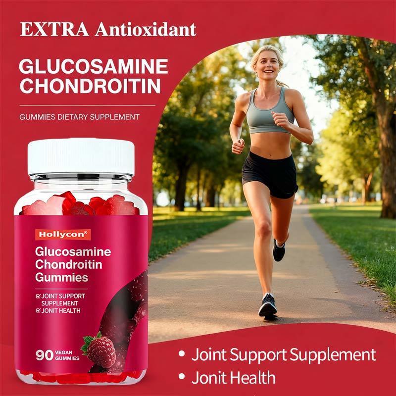 OEM مكمل دعم المفاصل القوية الإضافية مع MSM و Flexibility Elderberry Glucosamine Chondroitin Gummies