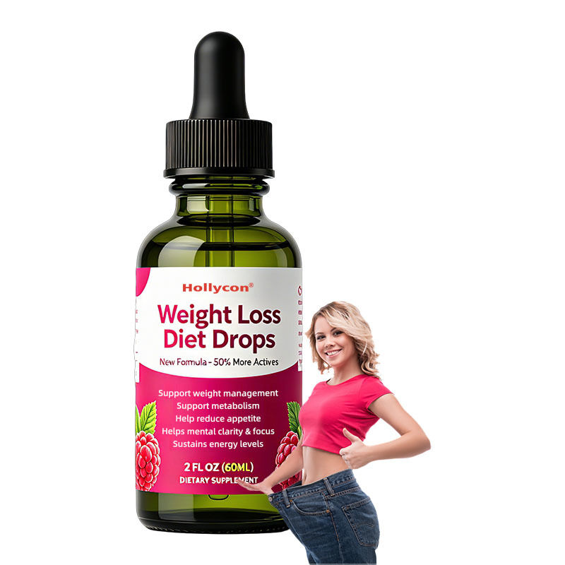 Factory Supply Daily Weight Management Wellness Oral Drops | Raspberry Flavor Dietary Supplement Diet Slim Drops