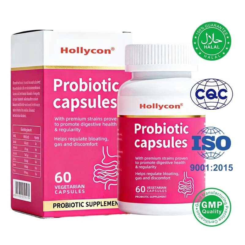 كبسولات بروبيوتيك عالية الفعالية لصحة الأمعاء والهضم 46 مليار CFU Bifido Probiotic مزيج كبسولات بروبيوتيك للعناية بالنساء