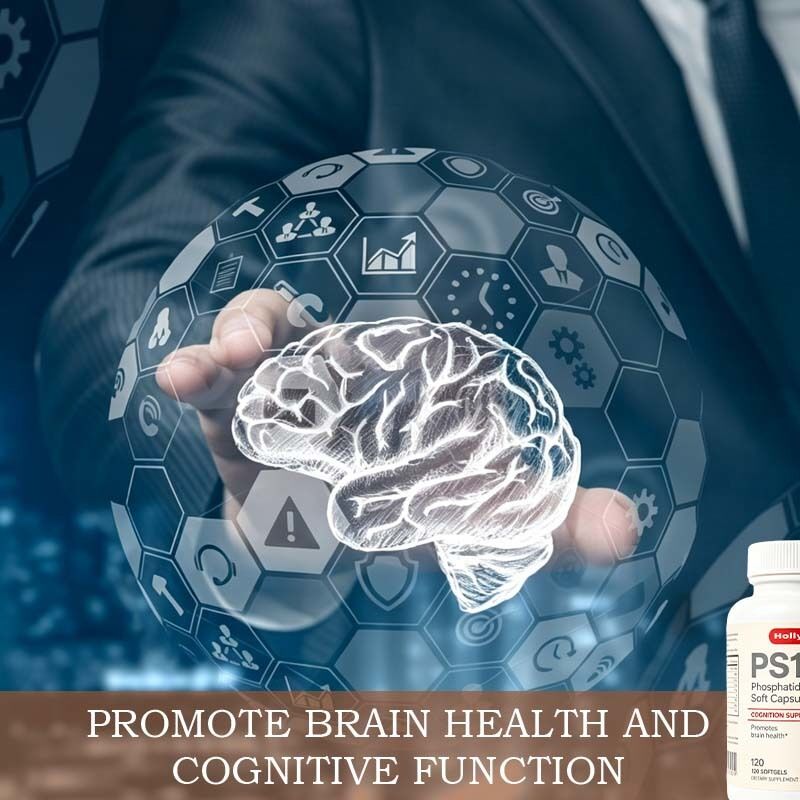 PS100 Phosphatidylserine Soft Capsules with Natural Phospholipid Nutrient Supplement, Customizable Formula and 24 Months Shelf Life