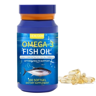 تعزيز الذاكرة النباتية زيت السمك Epa Omega 3 المكملات كبسولات سوفتغيل