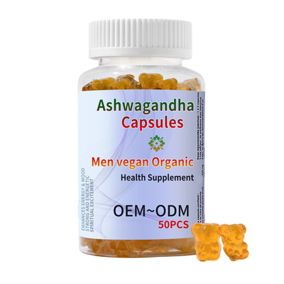 علكة نباتية عضوية للاسترخاء علكات الإجهاد Ashwagandha OEM