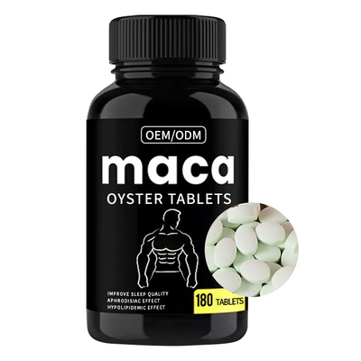 ذكر حبوب مكاروت مثير للشهوة الجنسية جذر Maca Oyster Tablet حسب الطلب