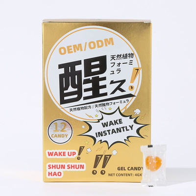 Custom Logo Mental Booster ملاحق OEM Wakeup Gel Candy