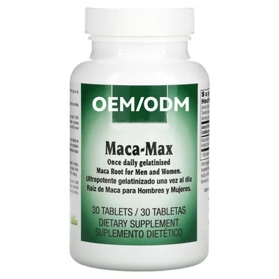 مكمل جذر Maca الأسود أقراص Maca Gold للنساء والرجال