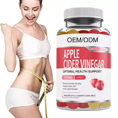 MSDS Apple Cider Vinegar Candy نباتي عضوي التفاح Keto Bhb فقدان الوزن النحيف