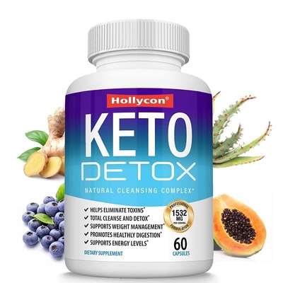 OEM Slimming Keto Capsules مكملات الرعاية الصحية تدعم حرق الدهون
