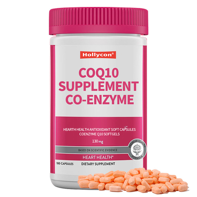 مكملات CoQ10 عالية الجودة Co-Enzyme Q10 Hearth Health مضادات الأكسدة الكبسولات الناعمة