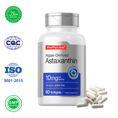 الأستاكسانثين Softgels دعم القلب والأوعية الدموية والمنع المناعي استقلاب الدهون