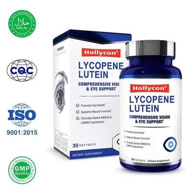 المورد اللوتين Softgels يدعم الصمود والوضوح العين