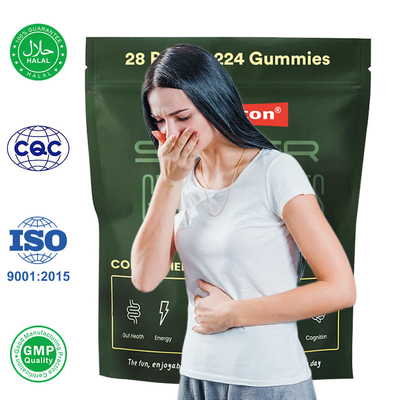 الشاي الأخضر العلكة الفيتامينات المتعددة مكملات سبيرولينا مسحوق تحسين صحة الأمعاء دعم المناعة