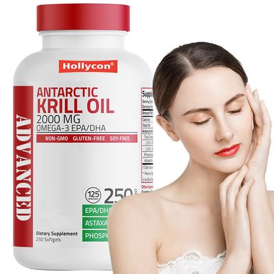 زيت الكريل القطبي لدعم الصحة العامة 2000mg زيت الكريل القطبي الحلوي
