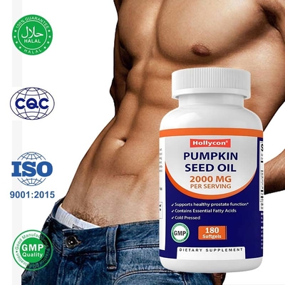 زيت بذور اليقطين (OEM Pumpkin Seed Oil Softgels) لتعزيز صحة فروة الرأس 2000 ملغ زيت بذور اليقطين