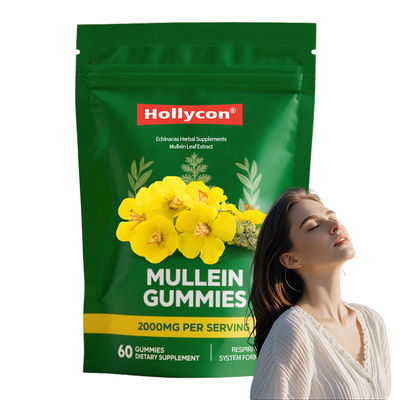 مستخلص أوراق Mullein الممتاز للرئتين ، 2000 ملغ من موللين للسموم من أجل التخلص من السموم ، الدعم المناعي الجهاز التنفسي الجهاز التنفسي